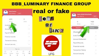 BBB LUMINARY FINANCE GROUP real or fake watch this video [upl. by Ahsenauj699]