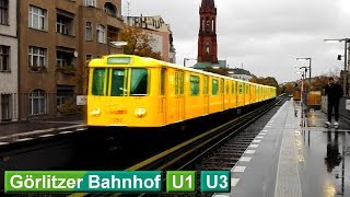 Görlitzer Bahnhof U1  U3  UBahn Berlin  BVG A3L71 [upl. by Nehr]