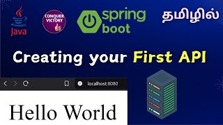 Creating First API in Spring Boot in Tamil  Spring boot tutorial in Tamil springboot tamil [upl. by Ecargyram771]