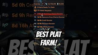 BEST PLATINUM FARM IN WARFRAME [upl. by Otter338]