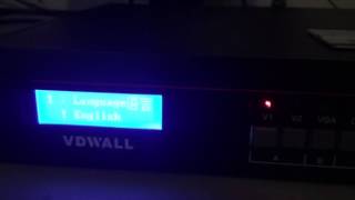 VDWall LVP603S  Change Language to English [upl. by Navek]