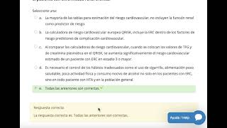 Evaluacion Modulo 6 Actualización sobre el manejo de la hipertensión arterial y del RCV [upl. by Cobbie]