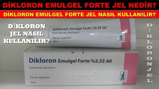 Dikloron Emulgel Forte Jel Nedir Dikloron Emulgel Jelin Yan Etkisi NedirDikloron Nasıl Kullanılır [upl. by Ambrosi]