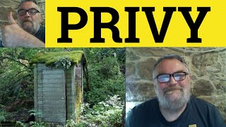 🔵 Privy Meaning  Privy To Examples  Privy Definition  C2 Vocabulary [upl. by Adgam]