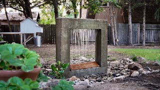 The COOLEST Water Feature to DIY [upl. by Naginarb805]