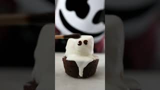 Ghost Brownies halloween marshmallow recipe [upl. by Ajam]