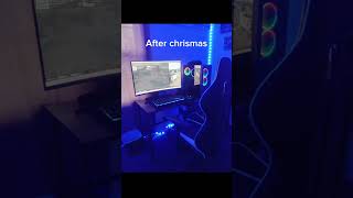 My friends setup before and after Christmas pc gaming setup pcs gamingsetup [upl. by Mossolb]