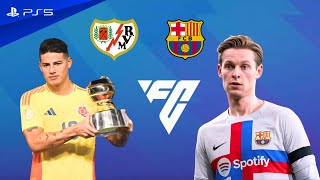 FC 24  Rayo Vallecano vs Barcelona  Laliga 2425 Full Match  4K [upl. by Sila]