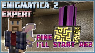 Setting Up Applied Energistics 2 For Storage  Minecraft Enigmatica 2 Expert 52 [upl. by Amzu]