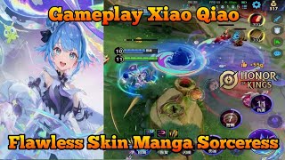 HONOR OF KINGS XIAO QIAO FLAWLESS SKIN MANGA SORCERESS GAMEPLAY  Honor of Kings [upl. by Bowerman]