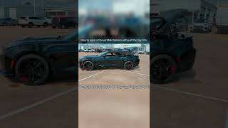 How to open Camaro Convertible with the key fob2024 Camaro LT1 Convertible RS V8 [upl. by Ander]