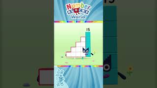 Numberblocks World  Meet Numberblock Fifteen and Learn How to Trace the Number 15  BlueZoo Games [upl. by Siroval]