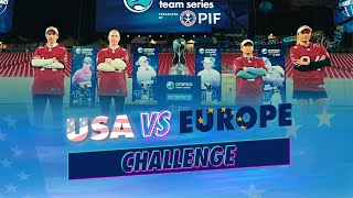 USA vs EUROPE Stadium Golf  Aramco Team Series Tampa 2024 [upl. by Enrahs]