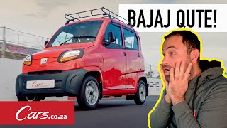 Bajaj Qute Review  Indepth test drive of South Africa’s cheapest “car” [upl. by Otecina]