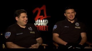 Jonah Hill and Channing Tatum Interview for 21 JUMP STREET [upl. by Abner]