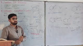 Electrophilic Reactions Of Benzene  Ch 9 Aromatic Hydrocarbons  2nd Year Chemistry [upl. by Agarhs]