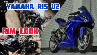 R1M kit in yamaha R15  r15 v2 modified  yamaha r15 v2 modified [upl. by Yrahca]