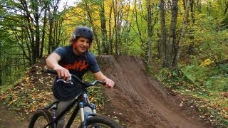 His First MTB Front Flip SO GNARLY [upl. by Mailliw]