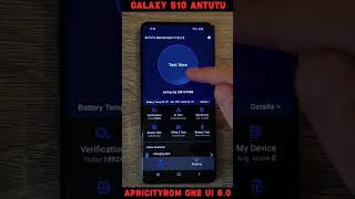 Galaxy S10  Exynos 9820  AnTuTu Benchmark  ApricityROM One UI 60  Test shorts [upl. by Gris]