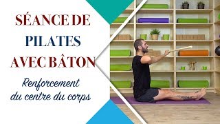 Faites cette séance de PILATES avec bâton et renforcez votre corps 😉 [upl. by Trojan]