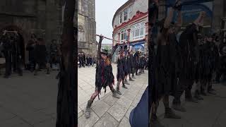 Beltane Border Morris  Cross Tree  Okehampton Samhain  2 Nov 24 Courtesy of Mandy EldredTyler [upl. by Nuawd]