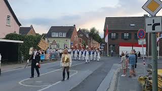 Schützenfest Neuss Holzheim 2022 Dienstagabendumzug [upl. by Ihana]