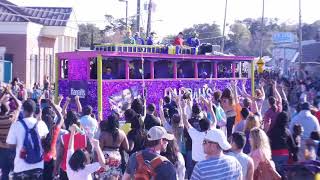 ANNUAL GULF COAST CARNIVAL ASSOCIATION MARDI GRAS PARADE BILOXI MS 2018 [upl. by Amor]