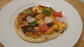 Paneer Tikka Pizza  Sanjeev Kapoor Khazana [upl. by Rozele]