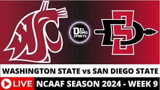 WASHINGTON STATE VS SAN DIEGO STATE LIVE 🏈 COLLEGE FOOTBALL PlaybyPlay  Week 9  OCT 26 2024 [upl. by Aleksandr]