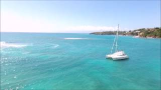 La plage de la Caravelle  Sainte Anne  Guadeloupe [upl. by Lamson]