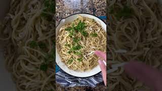 Browned Butter Mizithra Cheese dinnerideas easyrecipe pastarecipe pasta castiron [upl. by Glynnis]