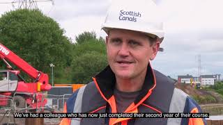 Scottish Canals on GCU’s Civil Engineering Graduate Apprenticeship [upl. by Ahseya]