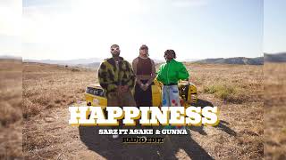 HAPPINESS  SARZ ft ASAKE amp GUNNA CLEAN RADIO [upl. by Atikahs771]