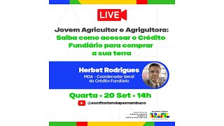 Jovem Agricultor e Agricultora Saiba como acessar o Crédito Fundiário para comprar sua terra [upl. by Tristis]