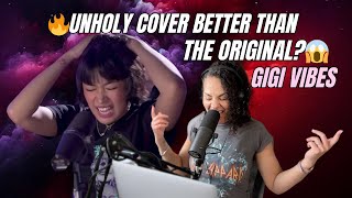 🔥 Gigi De Lanas Singing in quotUnholyquot Cover BETTER Than The Original 😱 Vocal Coach REACTION [upl. by Nevaed]