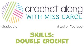 Crochet Skills  Double Crochet [upl. by Nosdrahcir]