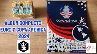 COPA AMÉRICA Y EURO 2024  ÁLBUM COMPLETO 3 REYES [upl. by Lonee]