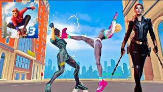 HUCKER GIRL FIGHT IN GANGSTER  STYLE FIGHTING CHALLENGE SCENE  CUTE GIRL GAME PLAY [upl. by Follmer]