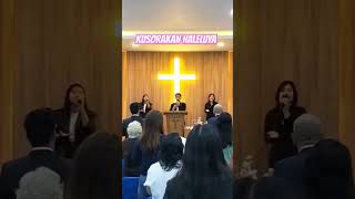 KU SORAKAN HALELUYA live gkj worshipmusic hanyayesusjawabanhidupku happysunday [upl. by Kamat]