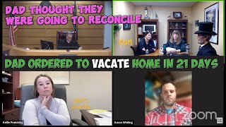 Dad ordered to vacate home in 21 days  Divorce Court [upl. by Sucramat296]