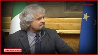 Beppe Grillo incontra Renzi del Pd per volere della maggioranza degli Iscritti [upl. by Tonye224]