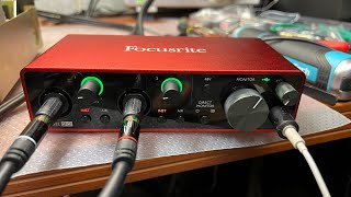 Focusrite Scarlett 2i2 Gen 3 Setup for Cassette Deck Measurement  Generator amp Oscilloscope [upl. by Nanni767]