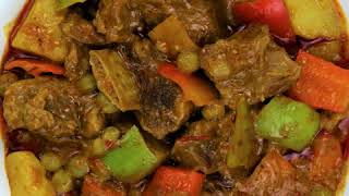 SPICY AND CHEESY BEEF RIBS KALDERETA RECIPE NO LIVER SPREAD [upl. by Auria]