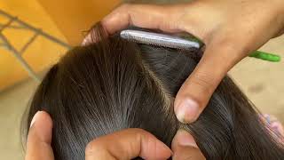 ASMR Lice and Nits Removal for Ultimate Scalp Check  Satisfying [upl. by Kennith]