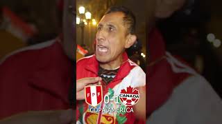 HINCHAS REACCIONAN  PERU VS CANADA 01 shorts peru copaamerica viral futbol [upl. by Anitnas836]