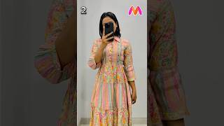 HUGE MYNTRA ETHNIC LONG DRESSES HAUL 😍 Wedding Festive amp Family Functions Dresses myntrahaul [upl. by Ainak]