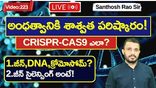 అంధత్వానికి శాశ్వత పరిష్కారం CRISPRCas9 Gene Editing Therapy explained upsc2024 [upl. by Earazed]