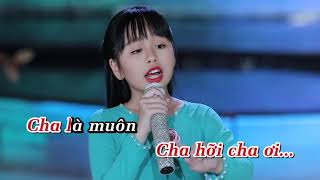 Lời Cha Dạy  Karaoke  Tone Nữ [upl. by Maida]