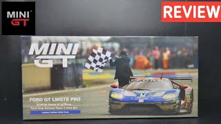 Le Mans Legends Mini GT  Ford GT LMGTE Pro Box Set  MGTS0001 REVIEW [upl. by Nahtnanhoj]