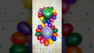 asmr Water Colorful Balloons  big Sun Smiling With Mini water Colorful balloons [upl. by Parthinia870]